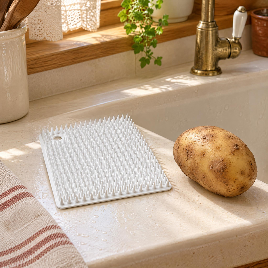 Garden Produce Brush story: Garden before the chopping board