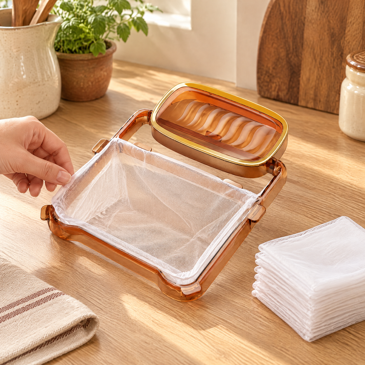 Gather Foldaway Sink Filter Set use: Gather Foldaway Sink Filter Set — a suitable use routine