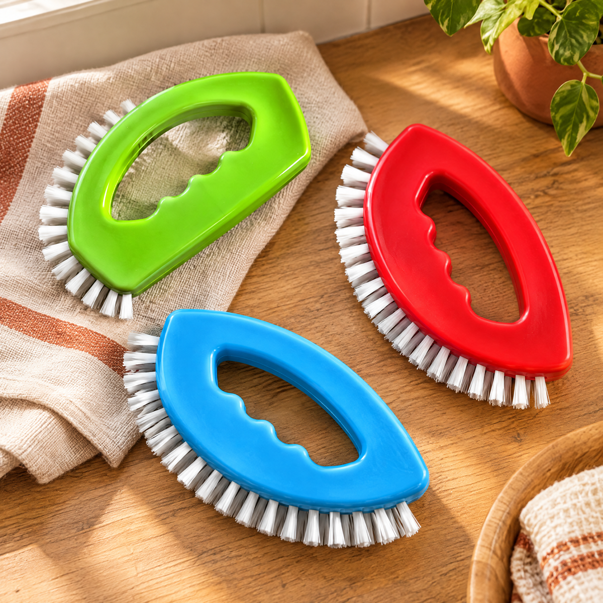 Gracie’s actual finger grips and bristle edges