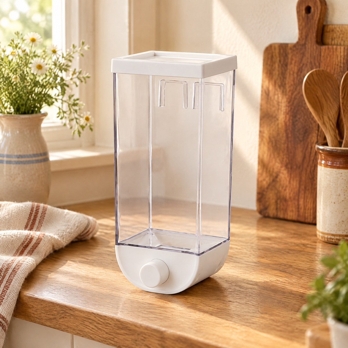 Grain Wall-Mounted Press Dispenser detail: Grain Wall-Mounted Press Dispenser — the exact physical details