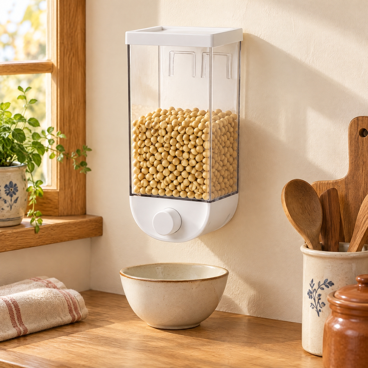 Grain Wall-Mounted Press Dispenser story: Grain Wall-Mounted Press Dispenser — the everyday setting