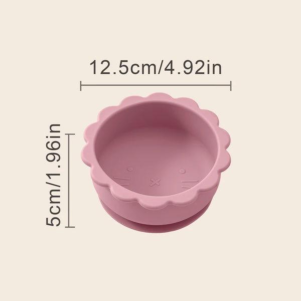 No-Mess Silicone Suction Baby Bowl