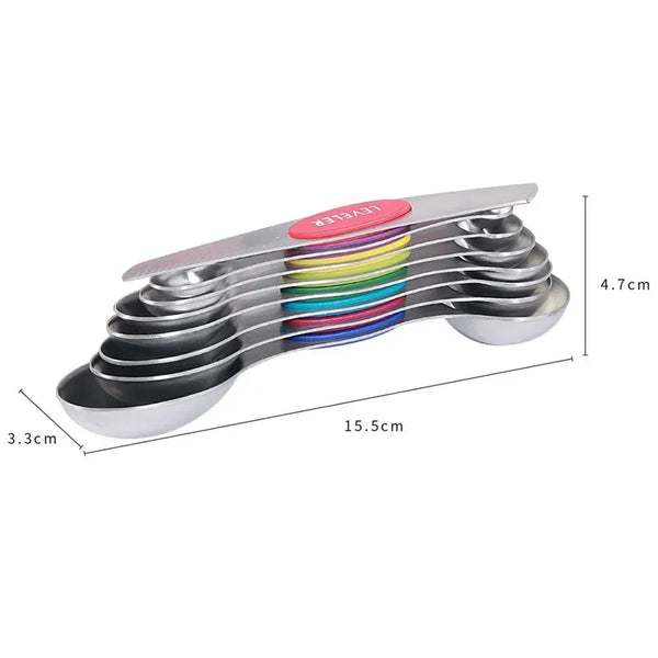 Stainless Steel Magnetic Measuring Spoons