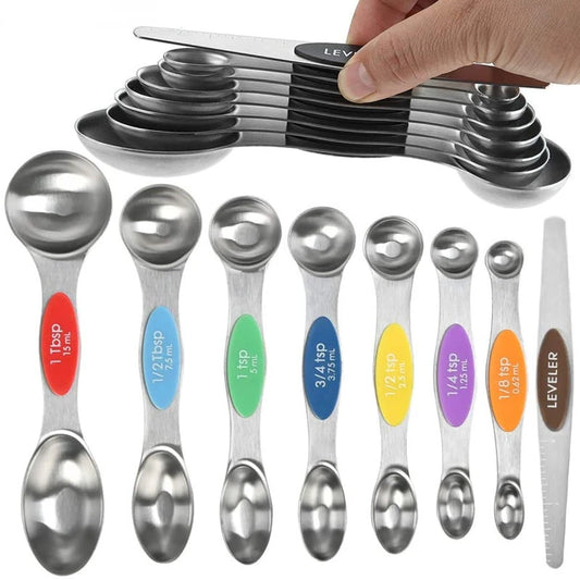 Stainless Steel Magnetic Measuring Spoons