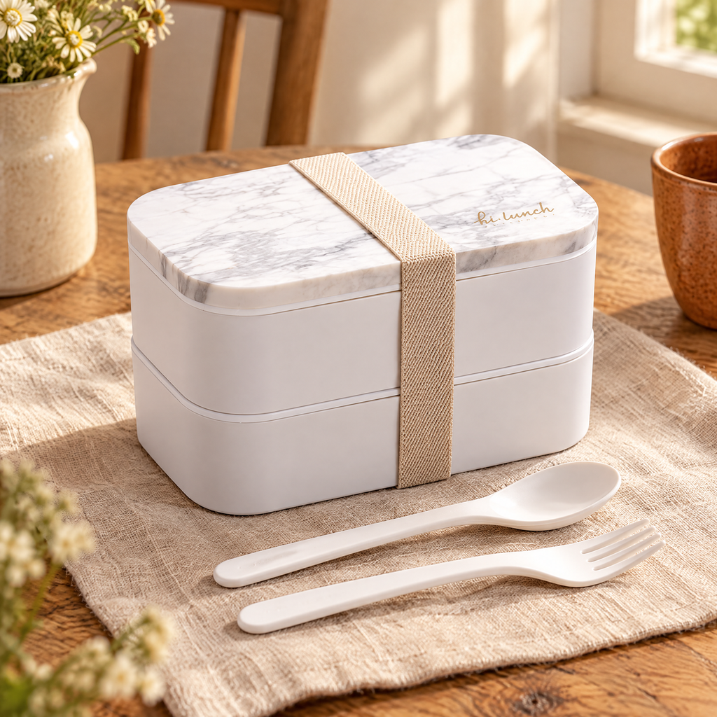Layer Two-Tier Bento Box detail: Layer Two-Tier Bento Box — the exact physical details