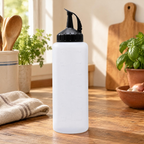 Line Sauce Squeeze Bottle detail: Line Sauce Squeeze Bottle: actual nozzle and tethered cover