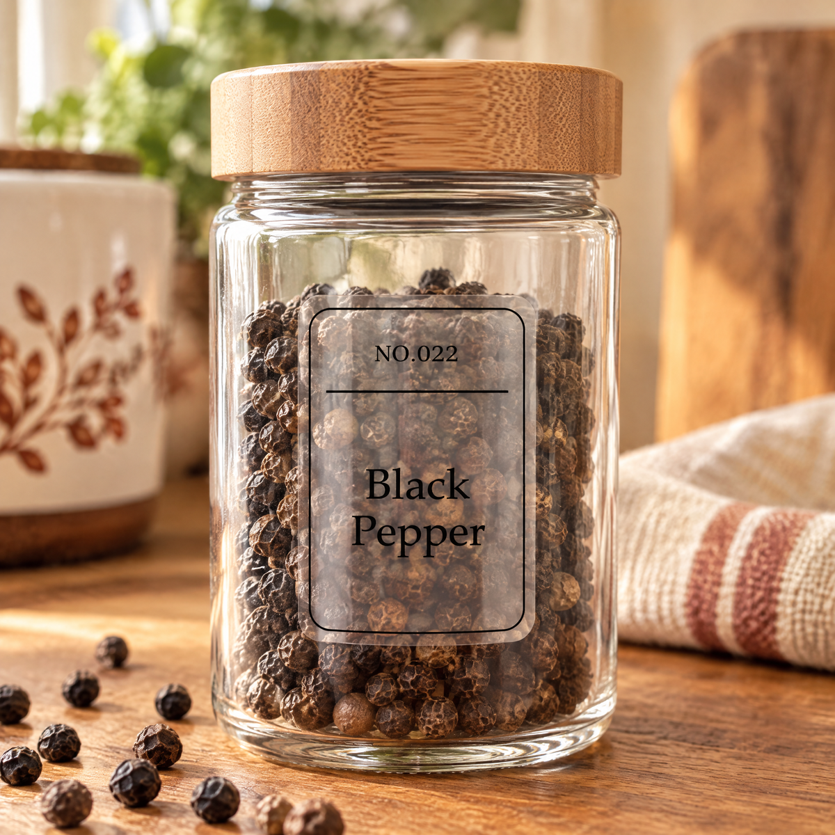 Named Spice Label Set detail: Named Spice Label Set — the exact physical details