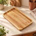 Hour Bamboo Serving Tray hero: Hour Bamboo Serving Tray — complete selected contents