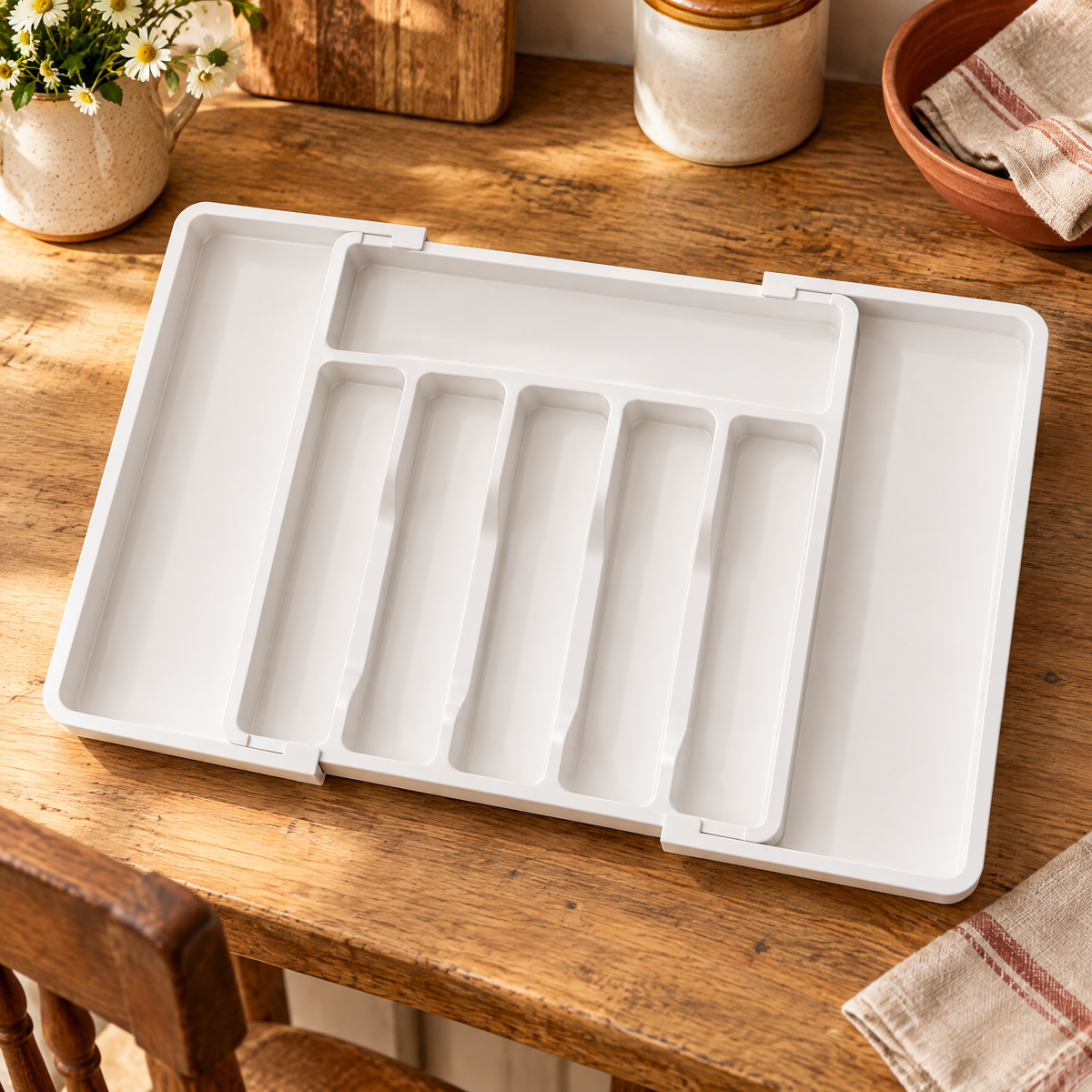 Order Expandable Cutlery Tray detail: Order Expandable Cutlery Tray — the exact physical details
