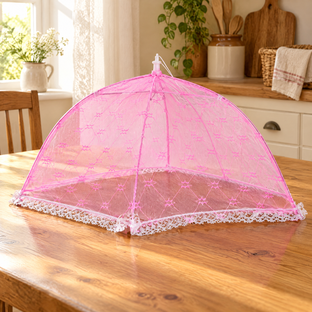 Porch Pink Mesh Table Cover hero: Porch Pink Mesh Table Cover — complete selected contents