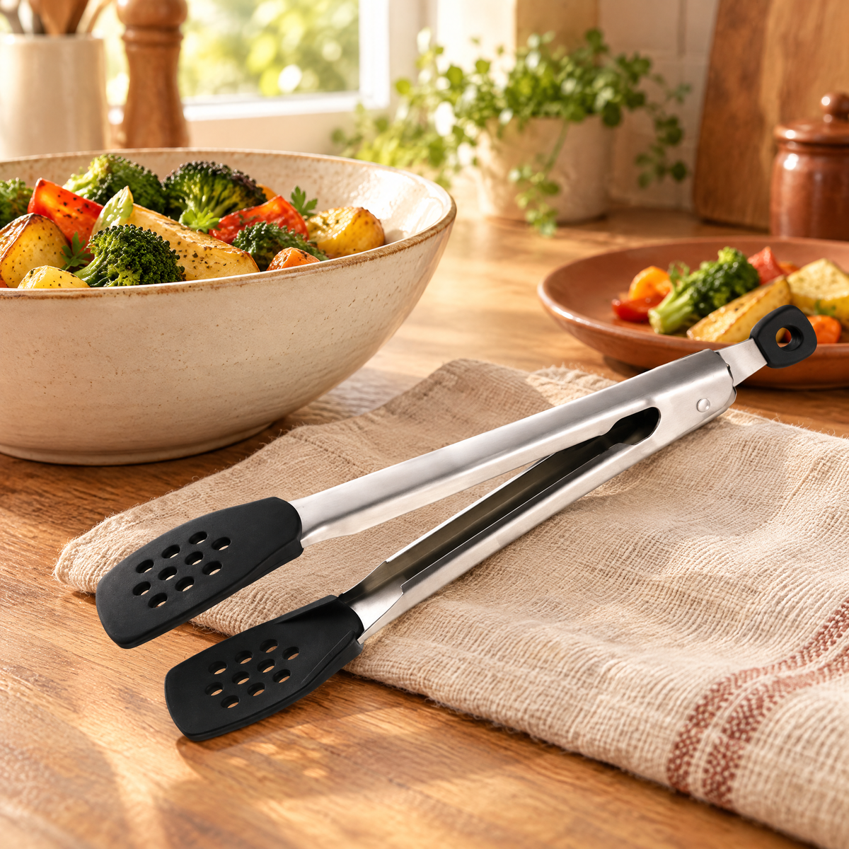 Reach Silicone Food Tongs story: Reach Silicone Food Tongs: a little serving moment
