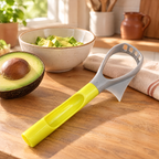Ripe Grey and Yellow Avocado Tool story: Ripe Grey and Yellow Avocado Tool: a ripe avocado before lunch