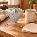 Roam Folding Coffee Drip Rack story: Roam Folding Coffee Drip Rack: a small coffee-kit moment