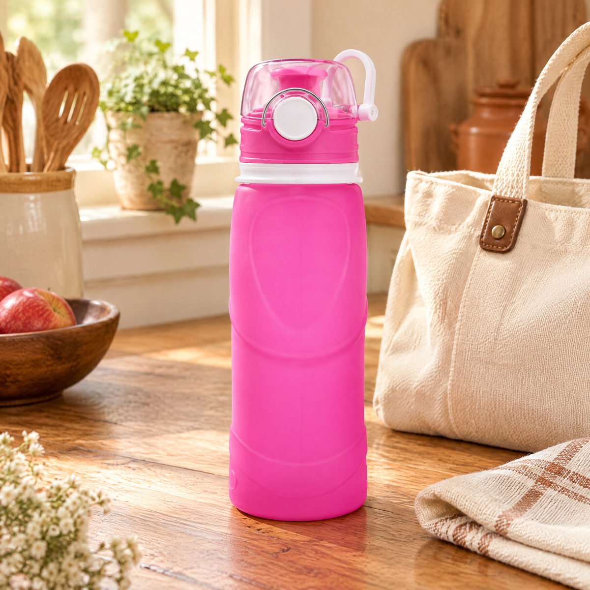 Roam Folding Water Bottle story: Roam Folding Water Bottle — the everyday setting