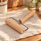 Roll Wooden Pastry Roller hero: Roll Wooden Pastry Roller: complete handled roller