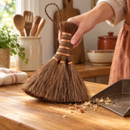Rose Hand Broom use: A small dry sweep with Rose