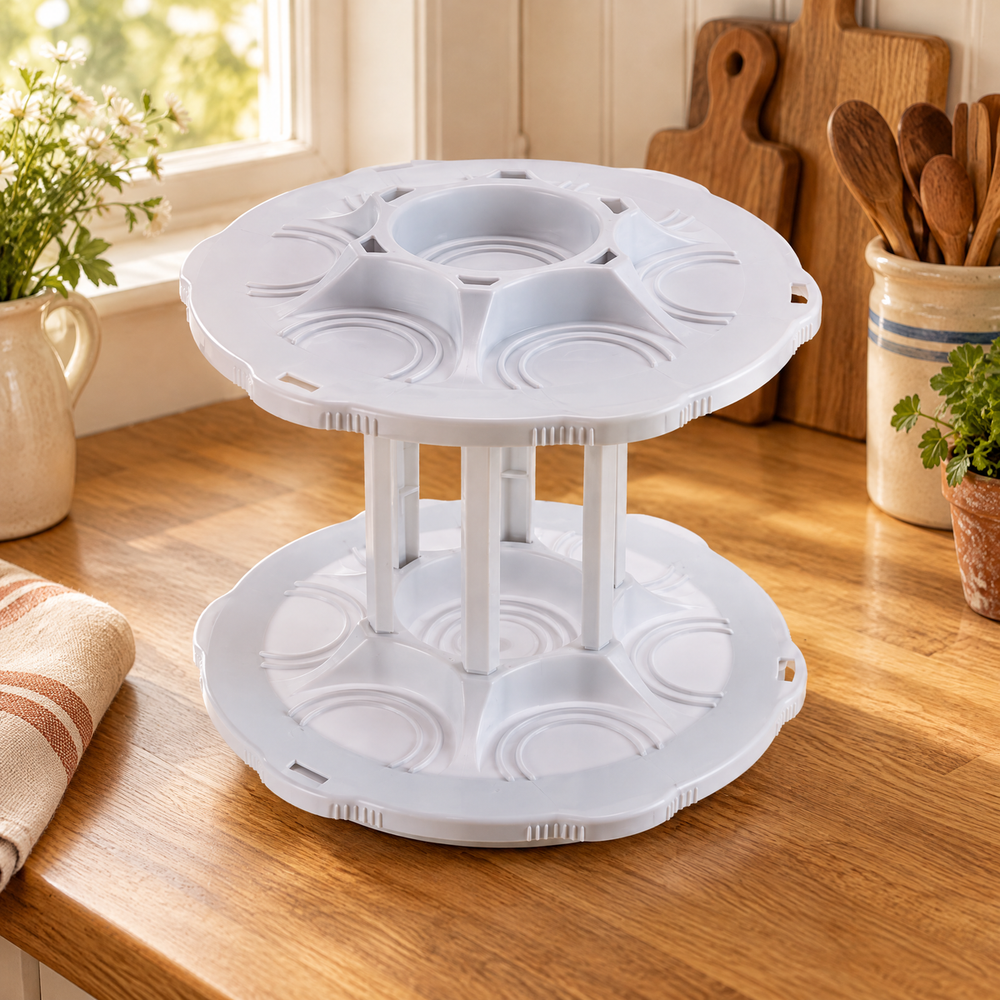 Round Two-Tier Can Carousel