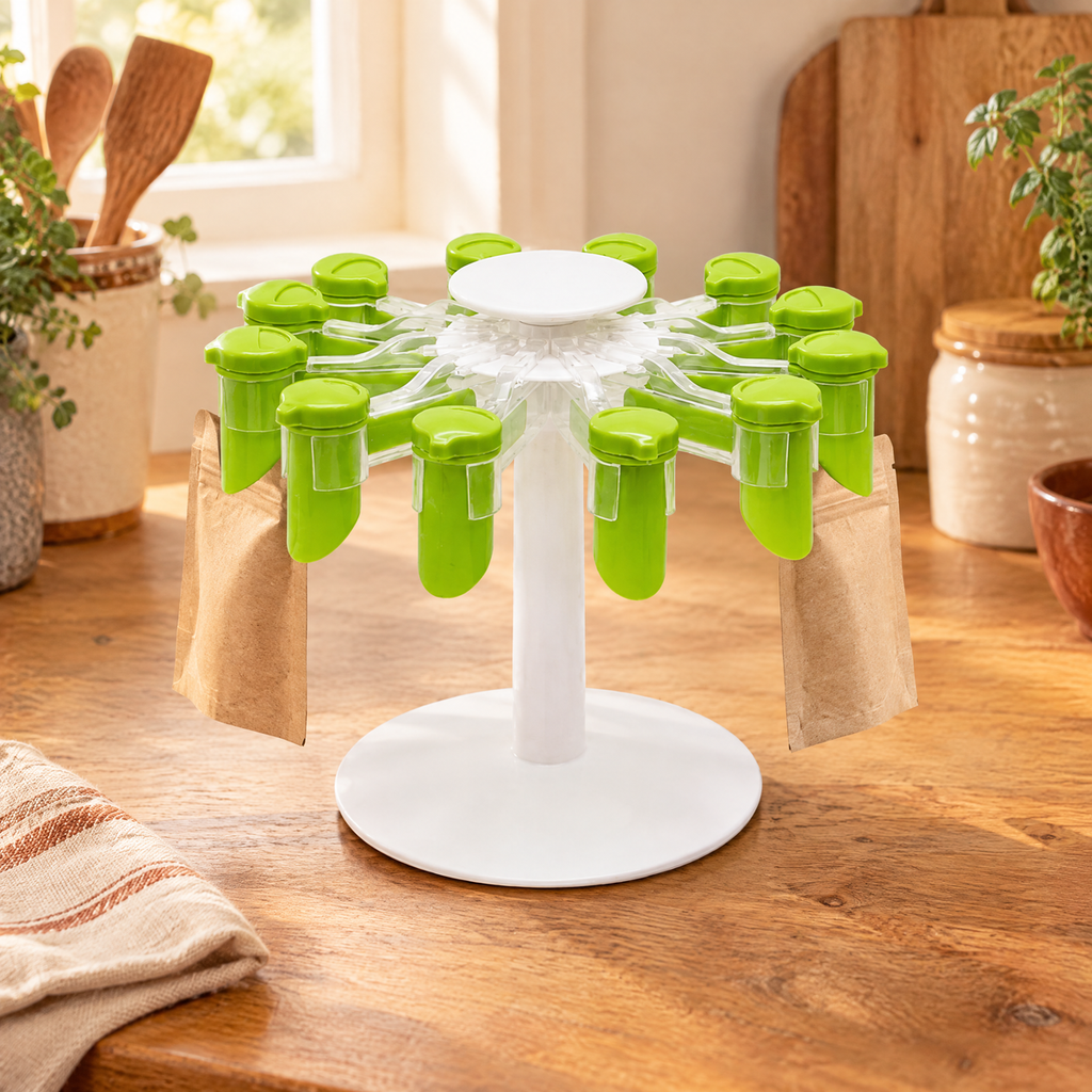 Sachet Rotating Seasoning Packet Rack story: Sachet Rotating Seasoning Packet Rack — the everyday setting