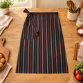 Service Striped Half Apron hero: Service’s complete waist-only striped form