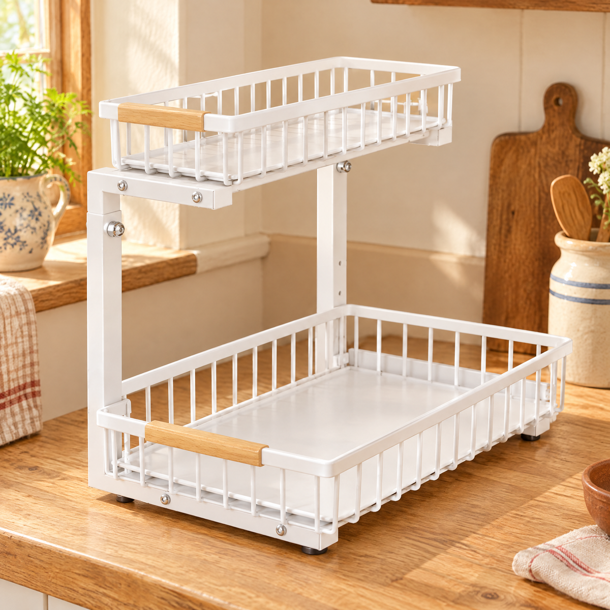 Shelf Two-Level Sliding Cabinet Rack detail: Shelf Two-Level Sliding Cabinet Rack — the exact physical details