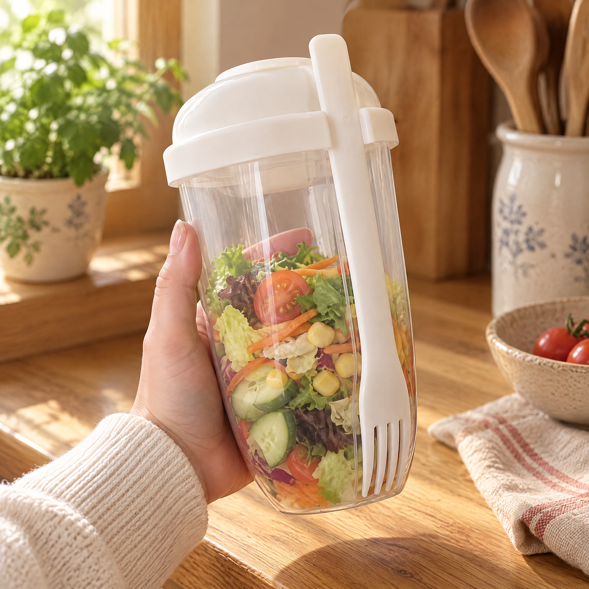 Sprout Salad Cup Set use: Sprout Salad Cup Set — a suitable use routine