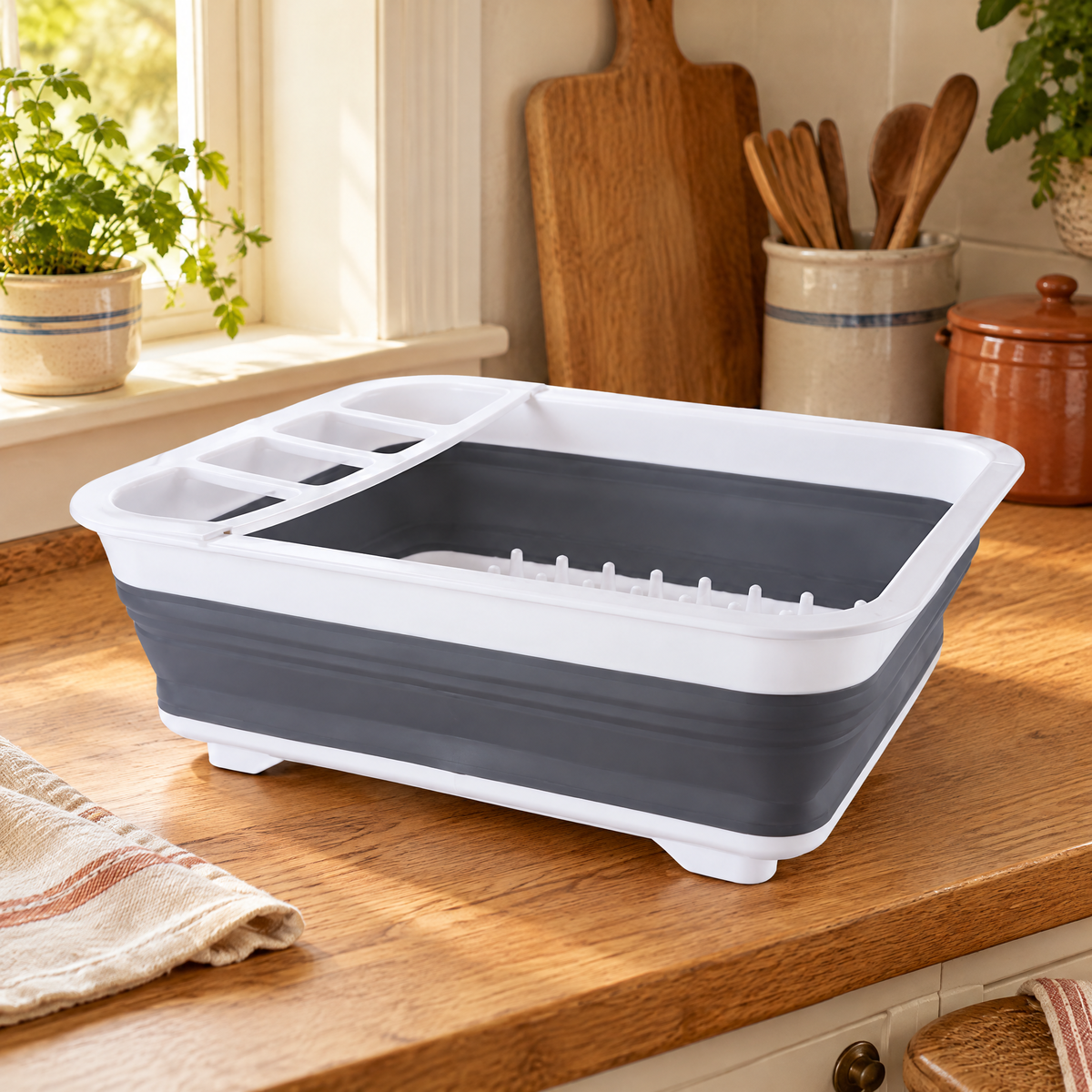 Stand Folding Dish Basket detail: Stand Folding Dish Basket — the exact physical details