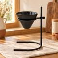 Still Ceramic Pour-Over Set hero: Still Ceramic Pour-Over Set: whole ceramic cone and matching stand