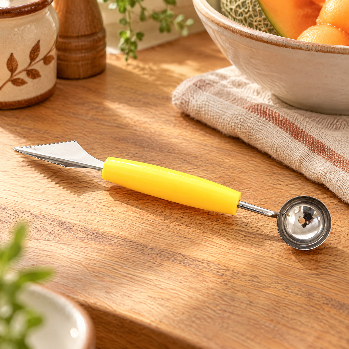Sunny Yellow Melon Tool hero: Sunny Yellow Melon Tool: whole yellow fruit tool
