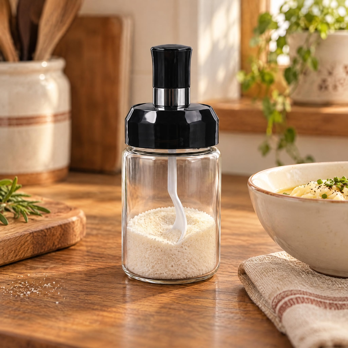 Touch Seasoning Spoon Jar story: Touch Seasoning Spoon Jar: a little seasoning before the taste