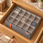 Tuck Twenty-Cell Drawer Organiser story: Tuck twenty-cell grid in a measured drawer