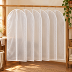 Veil Garment Cover Set hero: Veil’s six exact white-edge garment covers