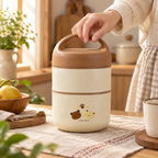 Warmth Double-Layer Lunch Jar use: Warmth Double-Layer Lunch Jar — a suitable use routine